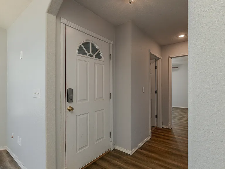 front door viewed from inside