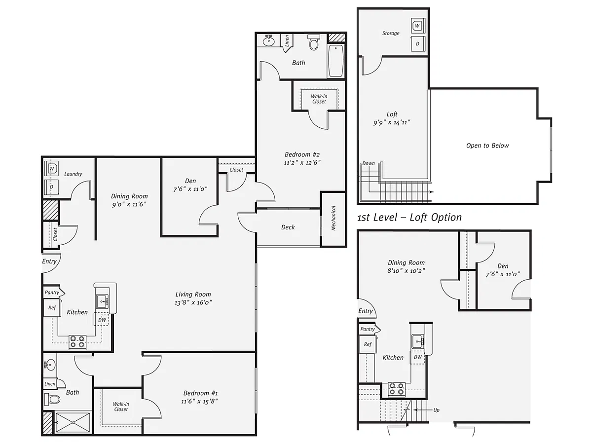 Floor plan B7LD