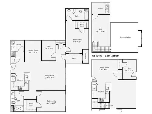 Floor plan B7LD