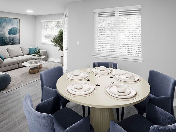Renovated Dining and Living Area