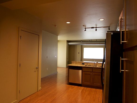 Entry way into unit looking at kitchen