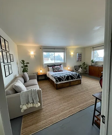 Main house second bedroom (currently has new wood floors)