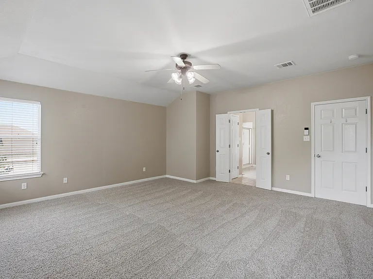 Bedroom #4 (Primary suite), with HUGE walk-in closed, a garden tub, stand in shower and double sink vanity