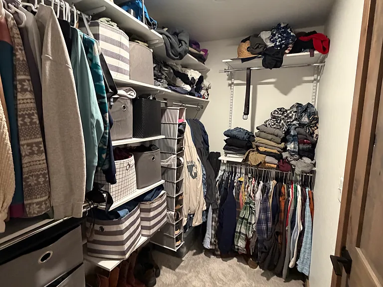 Upstairs Bed 1 Closet