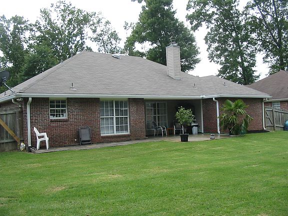 Partially covered patio