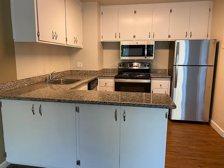 Stainless Steel Range, Refrigerator, Microwave & Dishwasher