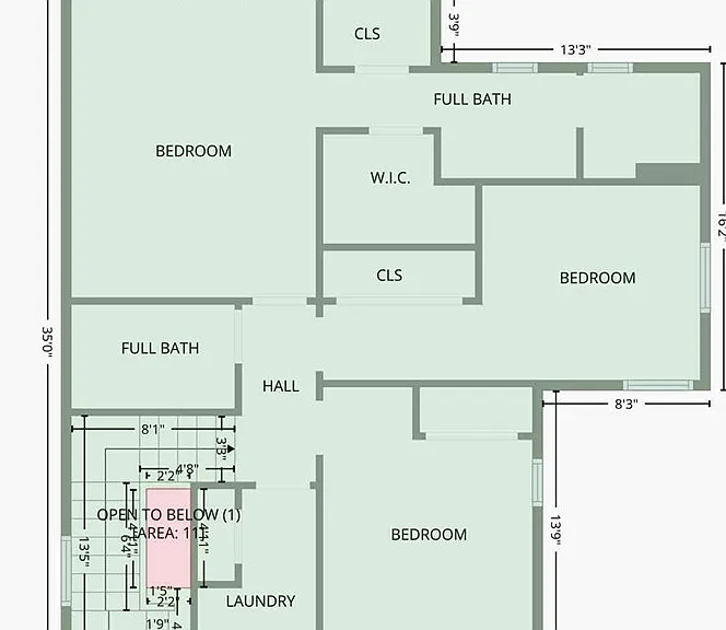 Second Floor Layout