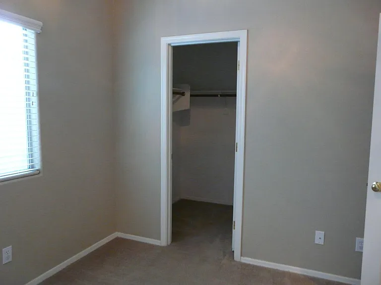 walk in closets in the Bedrooms