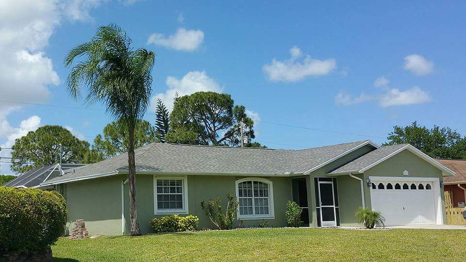 Front of house/new roof