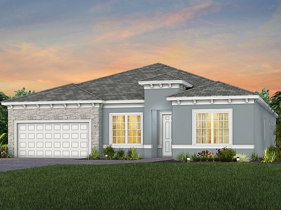 Easley Exterior FM3 with stone