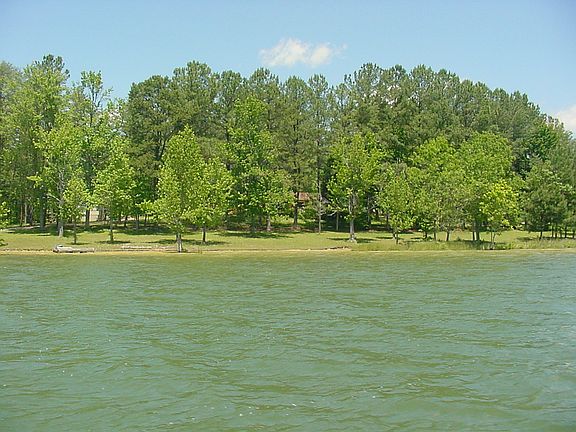 View of home from lake