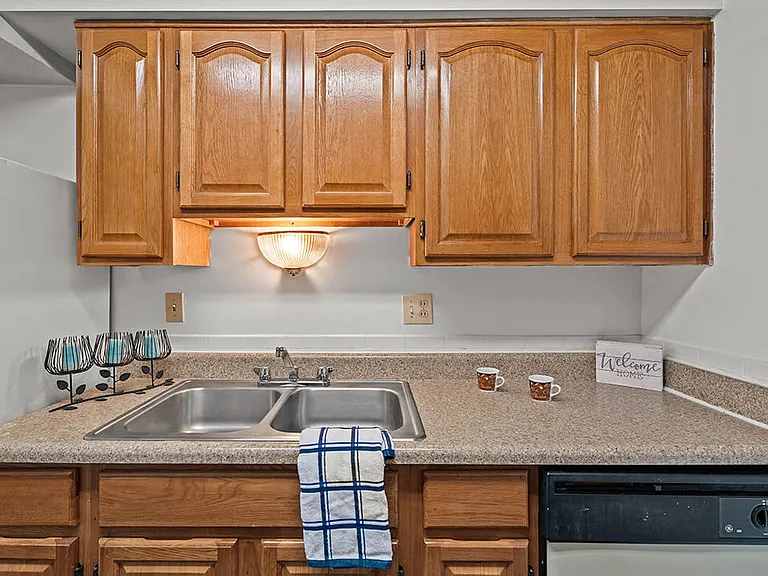 Kitchen with Double Sink