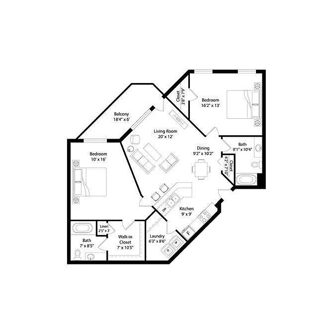Floor plan B8R