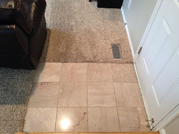 Tile in Family Room
