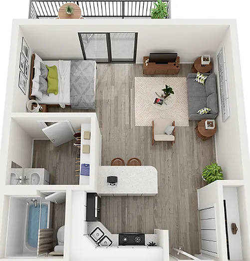 Studio 422 SQ FT Studio 422 SQ FT