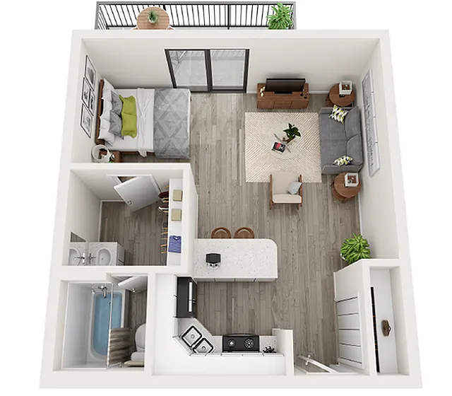 Floor plan 0X1 C