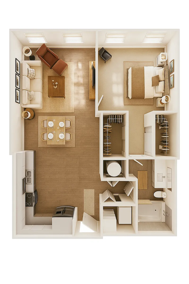 Floor plan Parrot