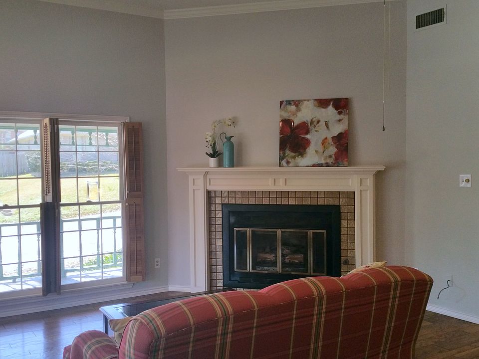 Front Door facing Fireplace