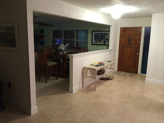 View of Front Door & Living