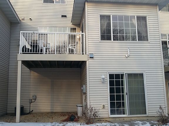 Walkout onto a semi private landscaped back yard