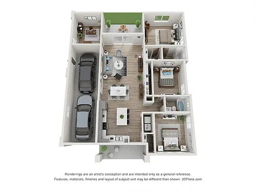 Floor plan Villa C