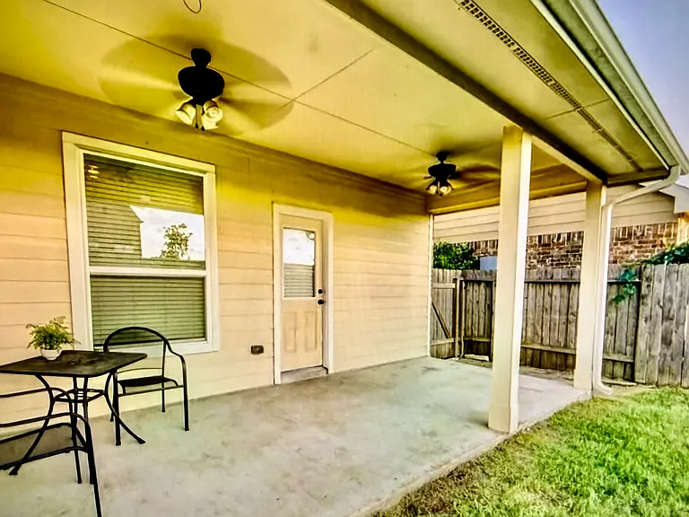 Nice, big, covered back porch, perfect for grilling or entertaining.