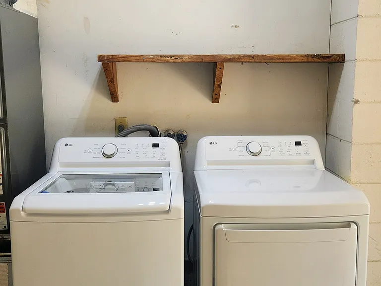 washer and dryer