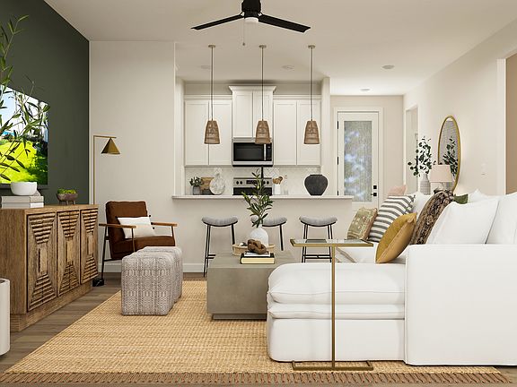 This incredible family room will quickly become everyone s favorite hangout!