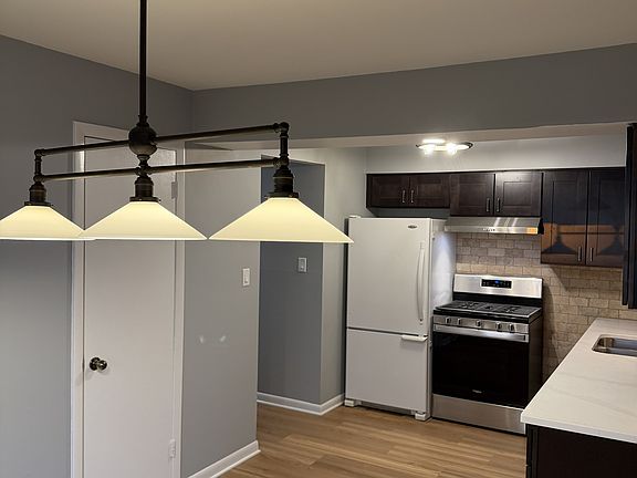 Dining room and kitchen