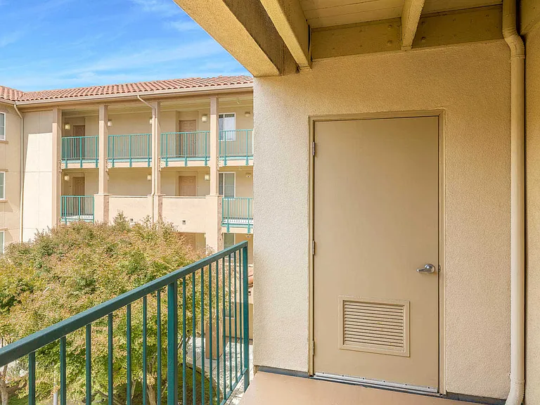 Balcony overlooking the Courtyard