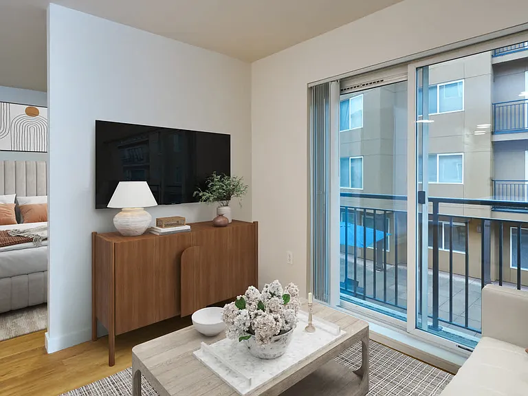 Living Room with Hard Surface Flooring