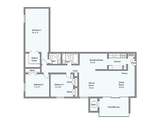 Floor plan Carriage