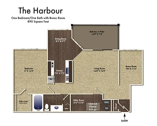 Floor plan Harbour