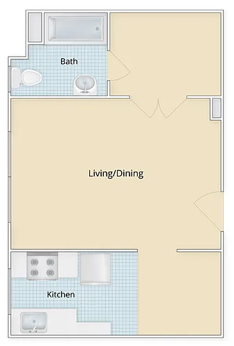 Floor plan Studio