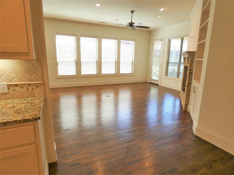 Kitchen open to the Living Room
