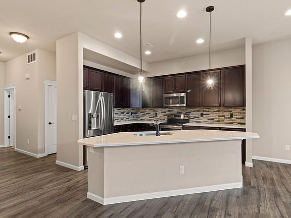 Kitchen with Quartz Counters