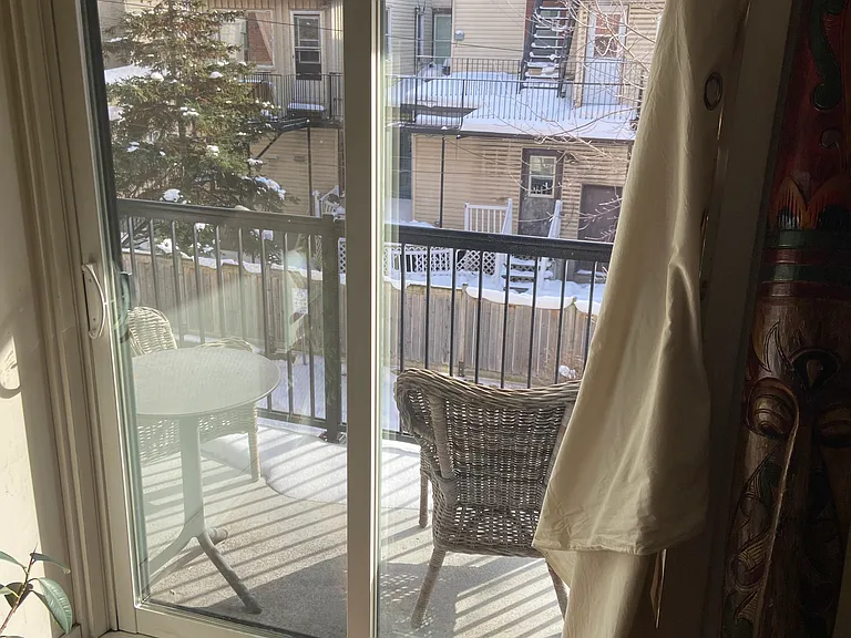 PATIO DOORS TO BALCONY