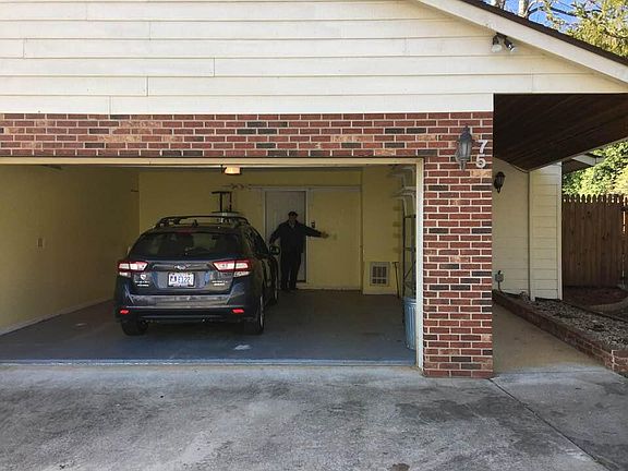 Garage at front of home.