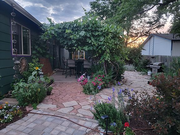 Yard and stone work is very rustic.