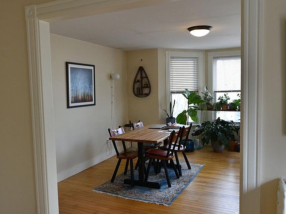 Front room furnished as Dining Room