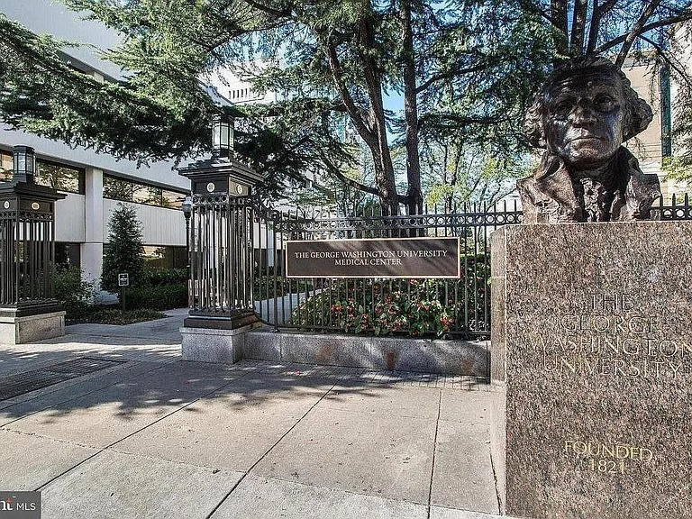 AT THE DOORSTEPS OF George Washington University
