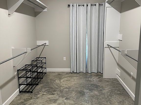 Primary closet