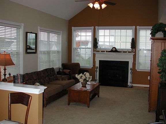 Step-down family room