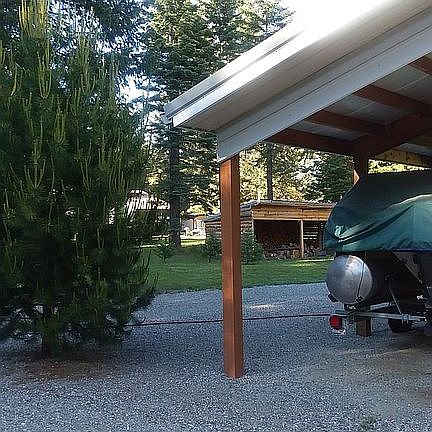 Lean-to and woodshed