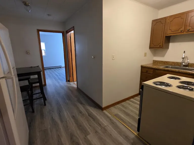Hall looking into Bedroom & Bathroom