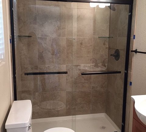 New master shower