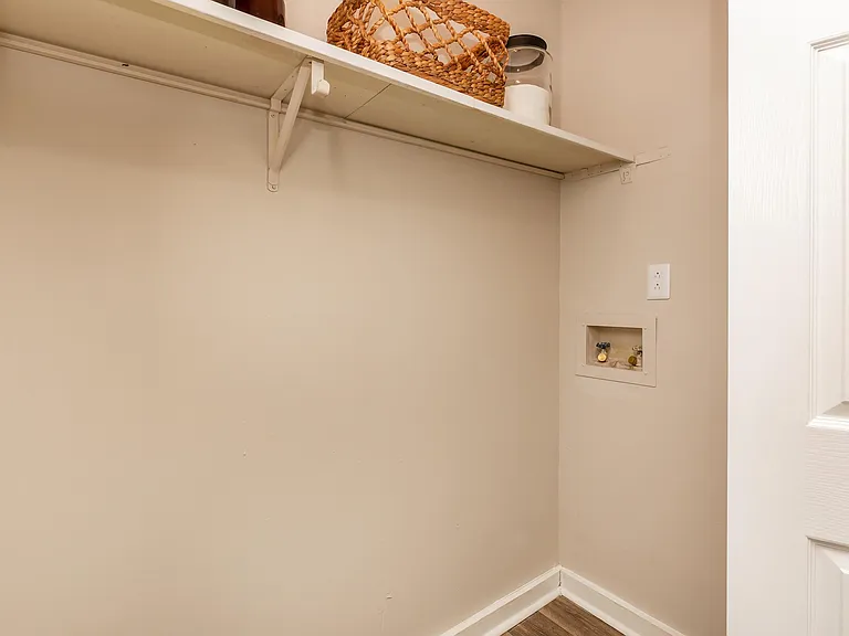 WASHER AND DRYER CONNECTIONS