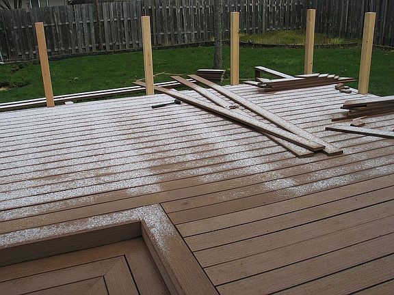building the new deck