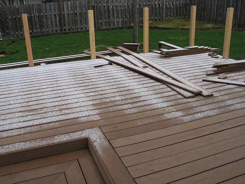 building the new deck