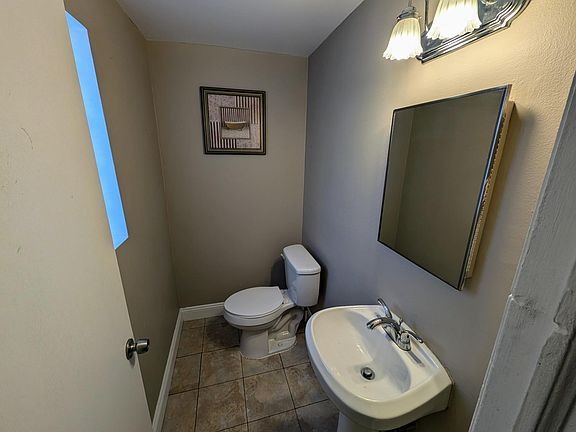 Downstairs half bath